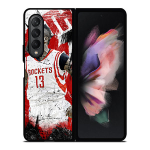JAMES HARDEN ROCKETS ART Samsung Galaxy Z Fold 3 Case Cover