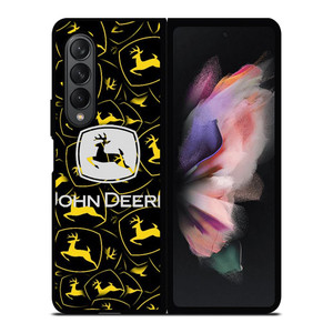 JOHN DEERE LOGO PATTERN Samsung Galaxy Z Fold 3 Case Cover