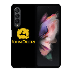 JOHN DEERE YELLOW BLACK Samsung Galaxy Z Fold 3 Case Cover
