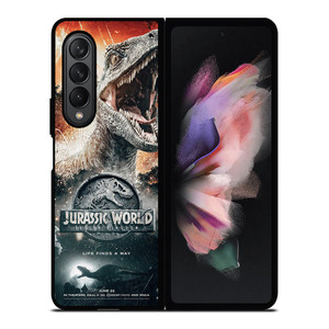 JURASSIC WORLD FALLEN KINGDOM POSTER Samsung Galaxy Z Fold 3 Case Cover