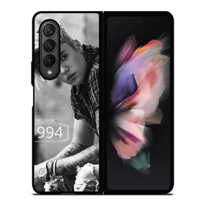 JUSTIN BIEBER BELIBER Samsung Galaxy Z Fold 3 Case Cover JUSTIN BIEBER BELIBER Samsung Galaxy Z Fold 3 Case Cover