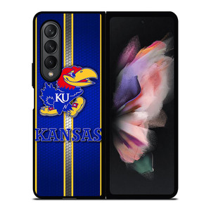 KANSAS JAYHAWKS ICON Samsung Galaxy Z Fold 3 Case Cover