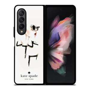 KATE SPADE LOGO WOMAN SPLASH Samsung Galaxy Z Fold 3 Case Cover KATE SPADE LOGO WOMAN SPLASH Samsung Galaxy Z Fold 3 Case Cover