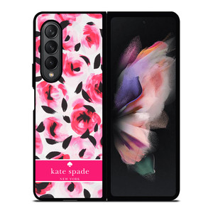 KATE SPADE NEW YORK PINK ROSE Samsung Galaxy Z Fold 3 Case Cover