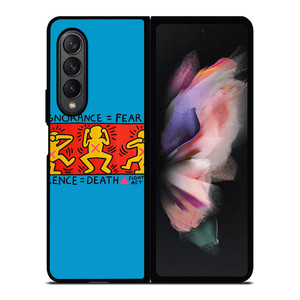 KEITH HARING FIGHT AIDS Samsung Galaxy Z Fold 3 Case Cover