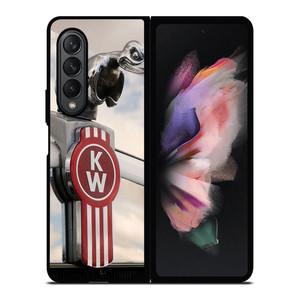 KENWORTH TRUCK EMBLEM LOGO Samsung Galaxy Z Fold 3 Case Cover KENWORTH TRUCK EMBLEM LOGO Samsung Galaxy Z Fold 3 Case Cover