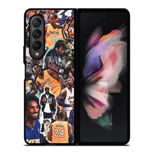 KOBE BRYANT LA LAKERS COLLAGE Samsung Galaxy Z Fold 3 Case Cover KOBE BRYANT LA LAKERS COLLAGE Samsung Galaxy Z Fold 3 Case Cover