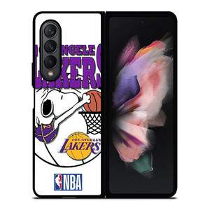 LA LAKERS SNOOPY DUNK Samsung Galaxy Z Fold 3 Case Cover