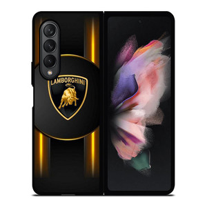 LAMBORGHINI CAR LOGO EMBLEM Samsung Galaxy Z Fold 3 Case Cover LAMBORGHINI CAR LOGO EMBLEM Samsung Galaxy Z Fold 3 Case Cover