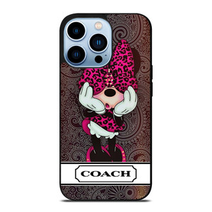 COACH NEW YORK  MINNIE MOUSE CUTE iPhone 13 Pro Max Case Cover