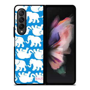 LILLY PULITZER TINY ELEPHANT Samsung Galaxy Z Fold 3 Case Cover