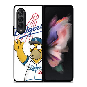 LOS ANGELES DODGERS THE SIMPSONS Samsung Galaxy Z Fold 3 Case Cover