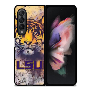 LSU TIGERS ART LOGO Samsung Galaxy Z Fold 3 Case Cover