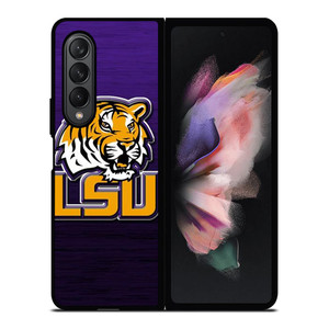 LSU TIGERS WOODEN LOGO Samsung Galaxy Z Fold 3 Case Cover LSU TIGERS WOODEN LOGO Samsung Galaxy Z Fold 3 Case Cover