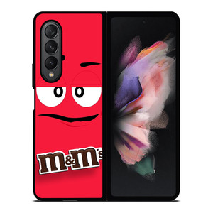 M&M'S CHOCOLATE MASCOT FACE Samsung Galaxy Z Fold 3 Case Cover