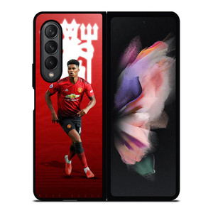 MANCHESTER UNITED MARCUS RAHFORD Samsung Galaxy Z Fold 3 Case Cover