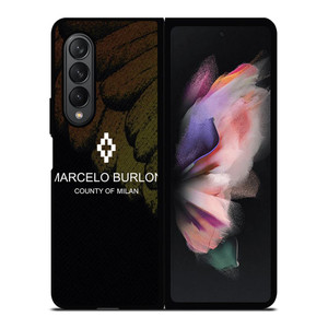 MARCELO BURLON WING LOGO Samsung Galaxy Z Fold 3 Case Cover