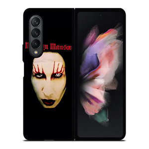 MARILYN MANSON SCARY FACE Samsung Galaxy Z Fold 3 Case Cover
