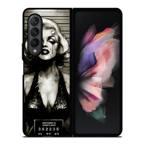 MARILYN MONROE CRIME Samsung Galaxy Z Fold 3 Case Cover