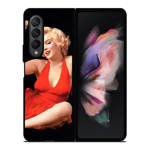 MARILYN MONROE RED DRESS Samsung Galaxy Z Fold 3 Case Cover