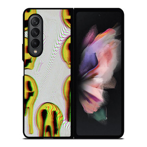 MELTED SMILEY FACE Samsung Galaxy Z Fold 3 Case Cover