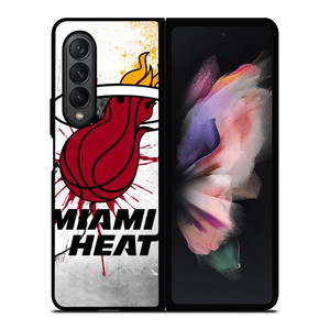 MIAMI HEAT ART LOGO Samsung Galaxy Z Fold 3 Case Cover MIAMI HEAT ART LOGO Samsung Galaxy Z Fold 3 Case Cover