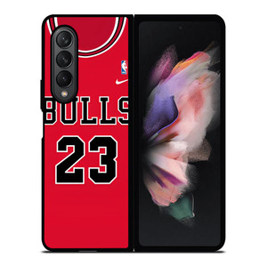 MICHAEL JORDAN CHICAGO BULLS 23 JERSEY Samsung Galaxy Z Fold 3 Case Cover