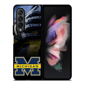 MICHIGAN WOLVERINES JERSEY GLOVES Samsung Galaxy Z Fold 3 Case Cover