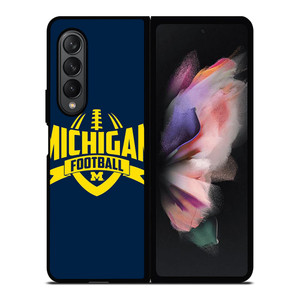 MICHIGAN WOLVERINES LOGO COLLEGE FOOTBALL TEAM Samsung Galaxy Z Fold 3 Case Cover