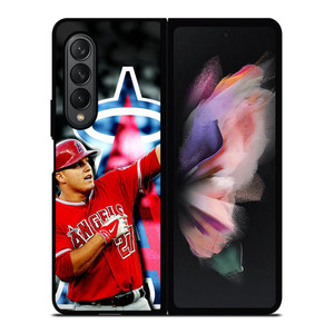 MIKE TROUT LOS ANGELES ANGELS Samsung Galaxy Z Fold 3 Case Cover