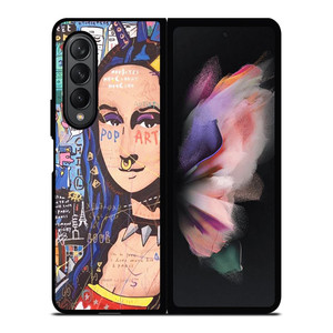 MONALISA ABSTRACT POP ART  Samsung Galaxy Z Fold 3 Case Cover