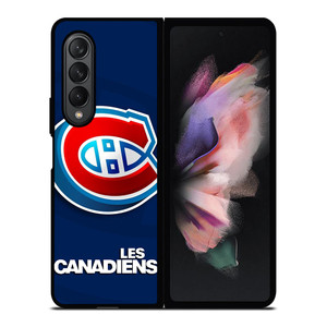 MONTREAL LES CANADIENS NHL 3D LOGO Samsung Galaxy Z Fold 3 Case Cover