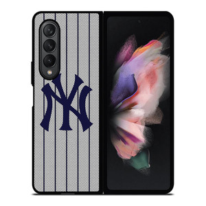 NEW YORK YANKEES ICON LOGO BASEBALL Samsung Galaxy Z Fold 3 Case Cover