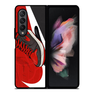 NIKE AIR JORDAN SHOES RED Samsung Galaxy Z Fold 3 Case Cover