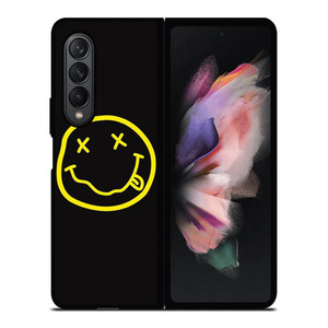 NIRVANA SMILEY FACE Samsung Galaxy Z Fold 3 Case Cover NIRVANA SMILEY FACE Samsung Galaxy Z Fold 3 Case Cover