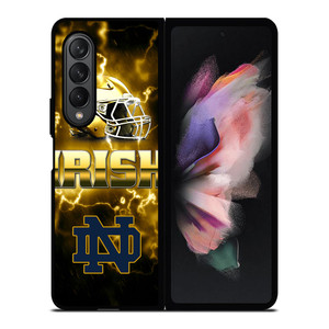 NOTRE DAME FIGHTING IRISH HELMET Samsung Galaxy Z Fold 3 Case Cover