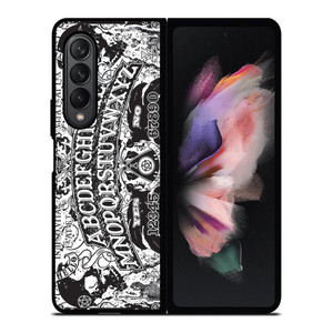OUIJA BOARD BLACK AND WHITE Samsung Galaxy Z Fold 3 Case Cover