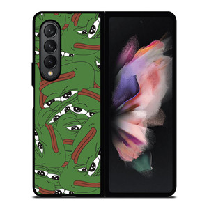 PEPE THE SMUG FROG COLLAGE Samsung Galaxy Z Fold 3 Case Cover