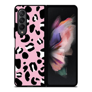 PINK LEOPARD PATTERN Samsung Galaxy Z Fold 3 Case Cover