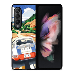 PORSCHE PAINTING ART Samsung Galaxy Z Fold 3 Case Cover