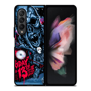 POSTER JASON FRIDAY THE 13TH  Samsung Galaxy Z Fold 3 Case Cover