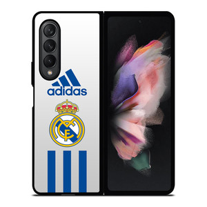 REAL MADRID CF ADIDAS STRIPES Samsung Galaxy Z Fold 3 Case Cover