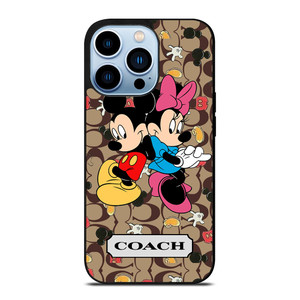 COACH MICKEY MINNIE MOUSE LOVE iPhone 13 Pro Max Case Cover