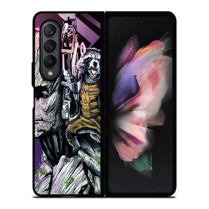 ROCKET RACCOON AND GROOT MARVEL Samsung Galaxy Z Fold 3 Case Cover