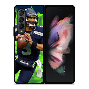 RUSSELL WILSON SEATTLE SEAHAWK NFL Samsung Galaxy Z Fold 3 Case Cover