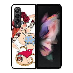 SAILOR JERRY TATTOO JESSICA RABBIT Samsung Galaxy Z Fold 3 Case Cover SAILOR JERRY TATTOO JESSICA RABBIT Samsung Galaxy Z Fold 3 Case Cover