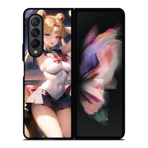 SAILOR MOON SEXY ECCHI Samsung Galaxy Z Fold 3 Case Cover