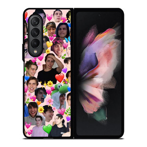 SAM AND COLBY COLLAGE Samsung Galaxy Z Fold 3 Case Cover