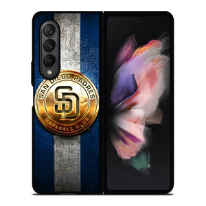 SAN DIEGO PADRES GOLD LOGO Samsung Galaxy Z Fold 3 Case Cover