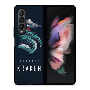 SEATTLE KRAKEN HOCKEY TEAM LOGO Samsung Galaxy Z Fold 3 Case Cover SEATTLE KRAKEN HOCKEY TEAM LOGO Samsung Galaxy Z Fold 3 Case Cover